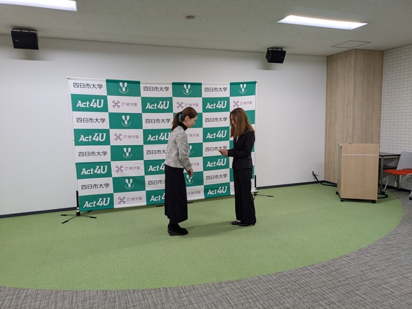 ソロプチミスト受賞の様子①